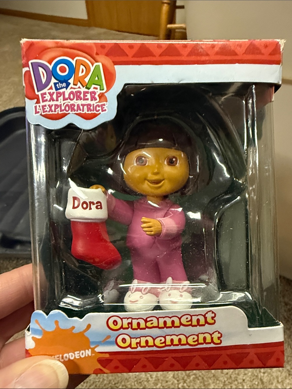 Pink Holiday Ornament - Dora Brand